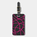 Buscar magenta etiquetas para maletas Negro