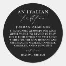 Buscar almendras pegatinas Invitados