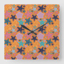 Buscar fondo naranja relojes de pared Colorido