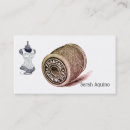 Buscar forma del vestido tarjetas de visita Costura