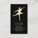 Buscar hip hop tarjetas de visita Bailarina