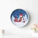 Buscar tejer relojes de pared Azul