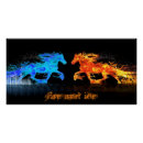 Buscar fuego caballo posters Incendio