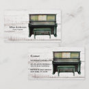 Buscar del piano tarjetas de visita Profesional