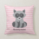 Buscar mapache del bebé cojines Mapaches