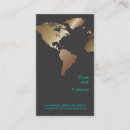 Buscar world map tarjetas de visita Global