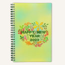 Buscar feliz año nuevo cuadernos Elegante