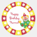 Buscar payaso de circo pegatinas Cumpleaños