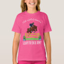 Buscar el salto del caballo camisetas Para niños