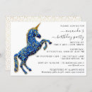 Buscar azul real de la princesa invitaciones Hija