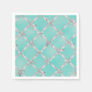 Buscar turquesa servilletas Glamour