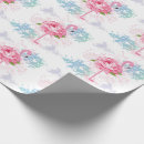 Buscar flamingo papel de regalo Verano