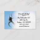 Buscar araña tarjetas de visita Arácnido