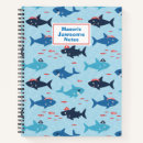 Buscar tiburones cuadernos Azul