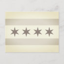 Buscar bandera de chicago postales Ciudad ventosa
