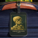 Buscar calaveras etiquetas para maletas Esqueleto