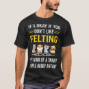 Buscar felt camisetas Agobiado