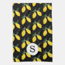 Buscar amarillo y negro paños de cocina Limón