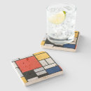 Buscar mondrian posavasos Azul