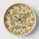 Buscar fondo beige relojes de pared Animal