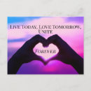 Buscar manos en forma de corazón postales Para todos