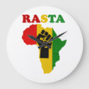Buscar reggae relojes de pared Selassie