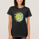 Buscar sol y luna celestiales camisetas Espacio
