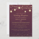 Buscar luces de cadena boda recepcion invitaciones Elegante