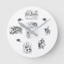 Buscar gato cheshire relojes de pared Vintage