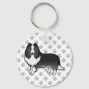 Buscar perro pastor de shetland llaveros General y unisex