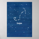 Buscar escorpión posters Signo de estrella