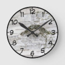 Buscar abedul relojes de pared Madera