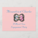 Buscar máscara azul del carnaval invitaciones Invitados