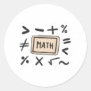 Buscar símbolo matemático pegatinas Profesora