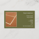 Buscar clase del tenis tarjetas de visita Deporte