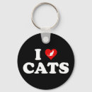 Buscar amo gatos llaveros Corazón
