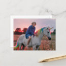 Buscar unicornio colorido postales Único