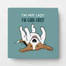 Buscar perro divertido placas fotograbadas Animales