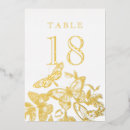 Buscar del marco del oro boda tarjetas mesa Para ella