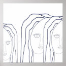 Buscar facial arte Abstracto