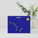 Buscar bandera de alaska postales Gorrón