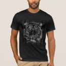 Buscar tigre blanco negro camisetas Salvaje