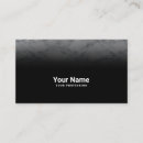 Buscar mármol blanco tarjetas de visita Negro