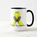 Buscar cinta amarilla tazas Suicidio
