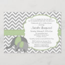 Buscar elefante de la verde menta invitaciones Ducha
