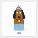 Buscar feliz cumpleaños pegatinas Cachorro