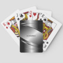 Buscar acero barajas de cartas Metalizado