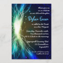 Buscar el brillar intensamente invitaciones Azul