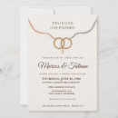 Buscar anillos entrelazados invitaciones General y unisex