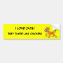 Buscar amo gatos pegatinas parachoque Divertido